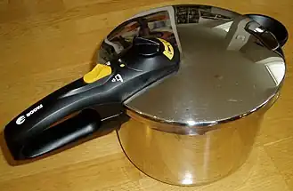 A pressure cooker