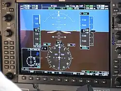 Garmin G1000 Primary Flight Display.