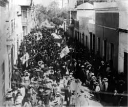 First flag parade in 1901