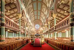 Princes Road synagogue interior (1872–74; Grade I)