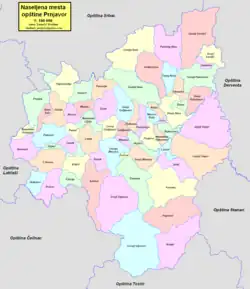 Location of Prnjavor