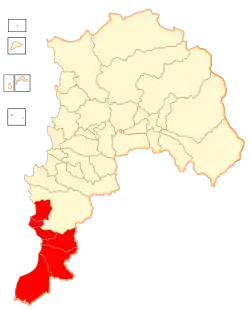 Location in the Valparaíso Region