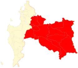 Location in the Bío Bío Region