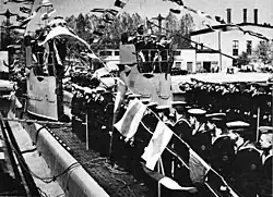Poland taking over M-class submarines in 1954 or 1955
