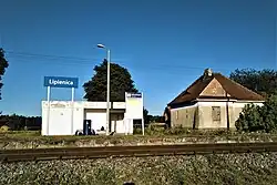 The railway station at Lipienica