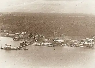 Reconnaissance photo of Puerto Bolívar prior to its invasion.