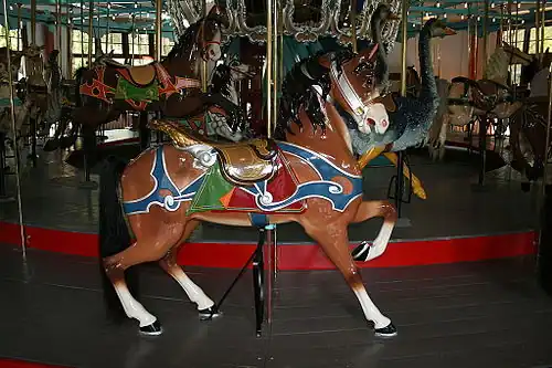 1900 carousel horse by Salvatore Cernigliaro for Dentzel in the Philadelphia style