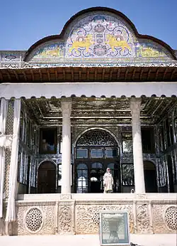 Qavam—Ghavam House, facade and balcony