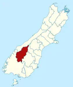 Queenstown-Lakes district in the South Island