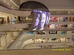 Spherical projection screen