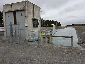 Terminal point at Highbank