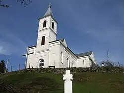 Greek Catholic church in Vadu Moților village, built in 1893