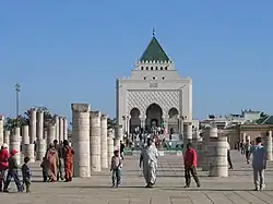 Mausoleum of Mohammed V in Rabat, Morocco