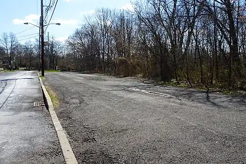 Railroad Avenue site of former M&NB station