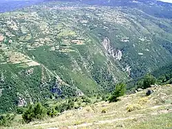 The gorge at Tsarncha and Brashlen, Bulgaria