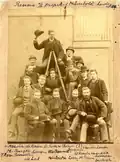 Reunion of student club Humboldt van Sociëteit Minerva, 1875-1885