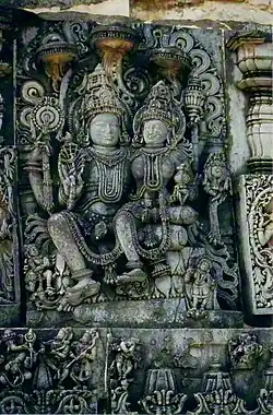 Lakshmi Narayana at Halebidu, Karnataka, India