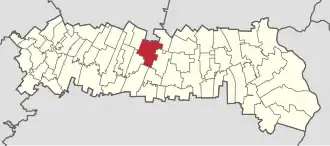 Location in Ialomița County