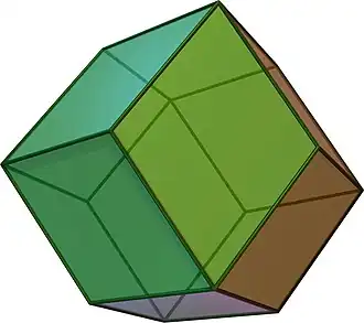 Rhombic dodecahedron jC = jO = oT