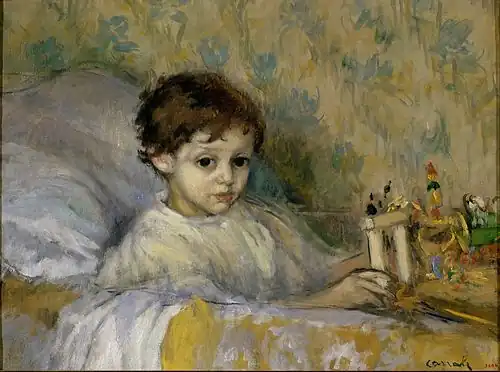 Sick Child (His son, Octavi) (c.1903)