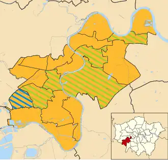 Richmond upon Thames 2022 results map