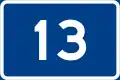 National Road 13 shield