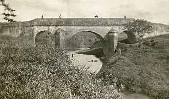 The historic Río Piedras Bridge in 1911.