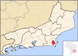 Location in the Rio de Janeiro