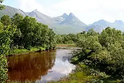 River in the Forfjord valley.