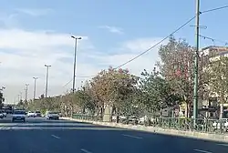 Street in the city of Robat Karim