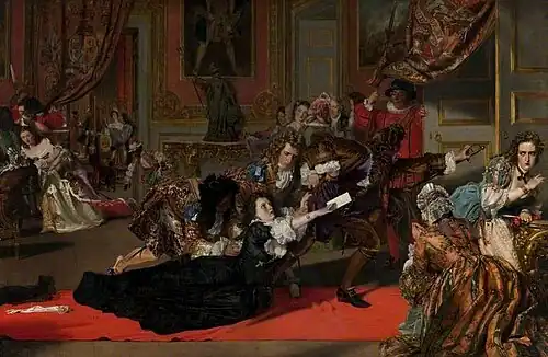 The Countess of Nithsdale Petitioning George I on Behalf of Her Husband by Robert Hannah