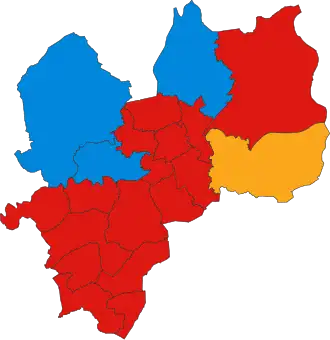 2023 results map