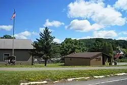War memorial and post office