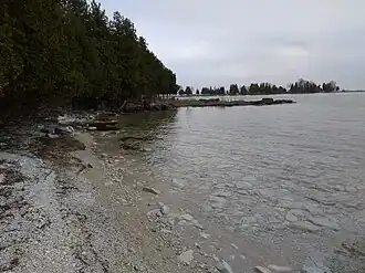 Detroit Island, view of the Green Bay National Wildlife portion