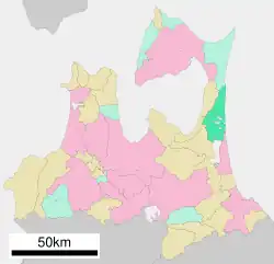 Location of Rokkasho