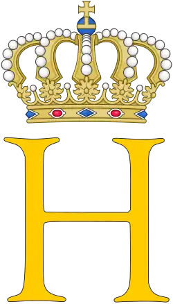 Royal cypher of Grand Duke Henri of Luxembourg