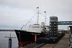 HMY&nbsp;Britannia: former royal yacht of the British monarchy, now preserved in Edinburgh.