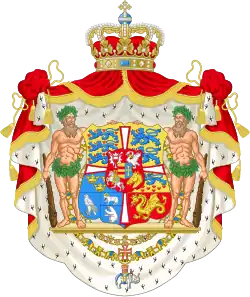 Royal coat of arms of Denmark (1903-1948)