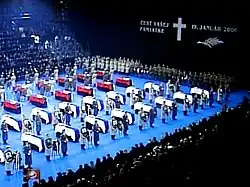 State memorial service in Prešov City Sport Hall, 26 January 2006.