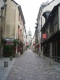 Old style streets in Rennes