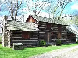 Ruffner Log House, April 2009