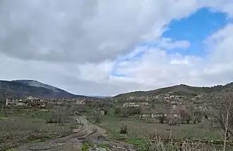 Ruined state of the Damirchilar village in the Qubadli District of Azerbaijan