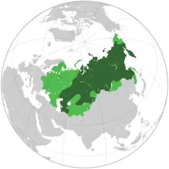 &nbsp;&nbsp;&nbsp;&nbsp;&nbsp;Maximum extent (Jan 1919) &nbsp;&nbsp;&nbsp;&nbsp;&nbsp;Claimed territories[a]