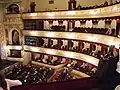 Audience boxes in the main hall