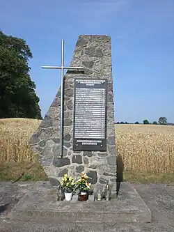 Monument to the victims of fascism in Rzeżęcin