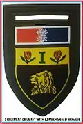 SADF 82 Mechanised Brigade 1 Regiment de la Rey Flash