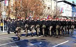 Special Anti-Terrorist Unit on parade