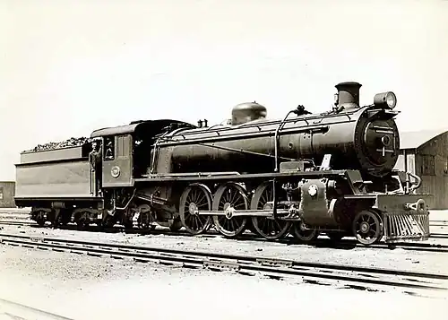 Class 5R no. 781 with driver Sonny Best, c.1950