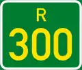 Regional route R300 shield