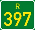Regional route R397 shield